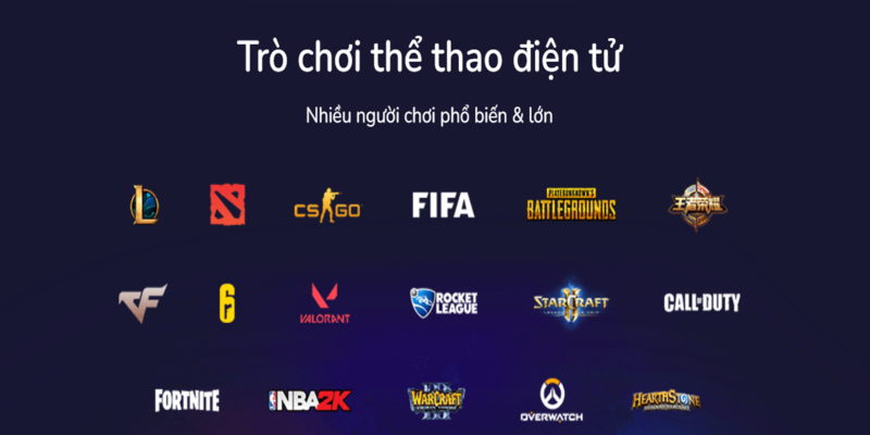 Tìm hiểu tựa game hấp dẫn E-sports tại hệ thống