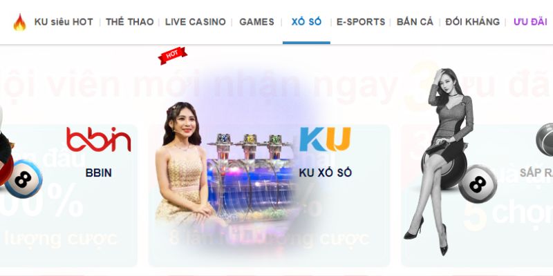 Xổ số KUBET ăn thưởng cực cao